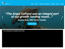 Tablet Screenshot of angelcofund.co.uk